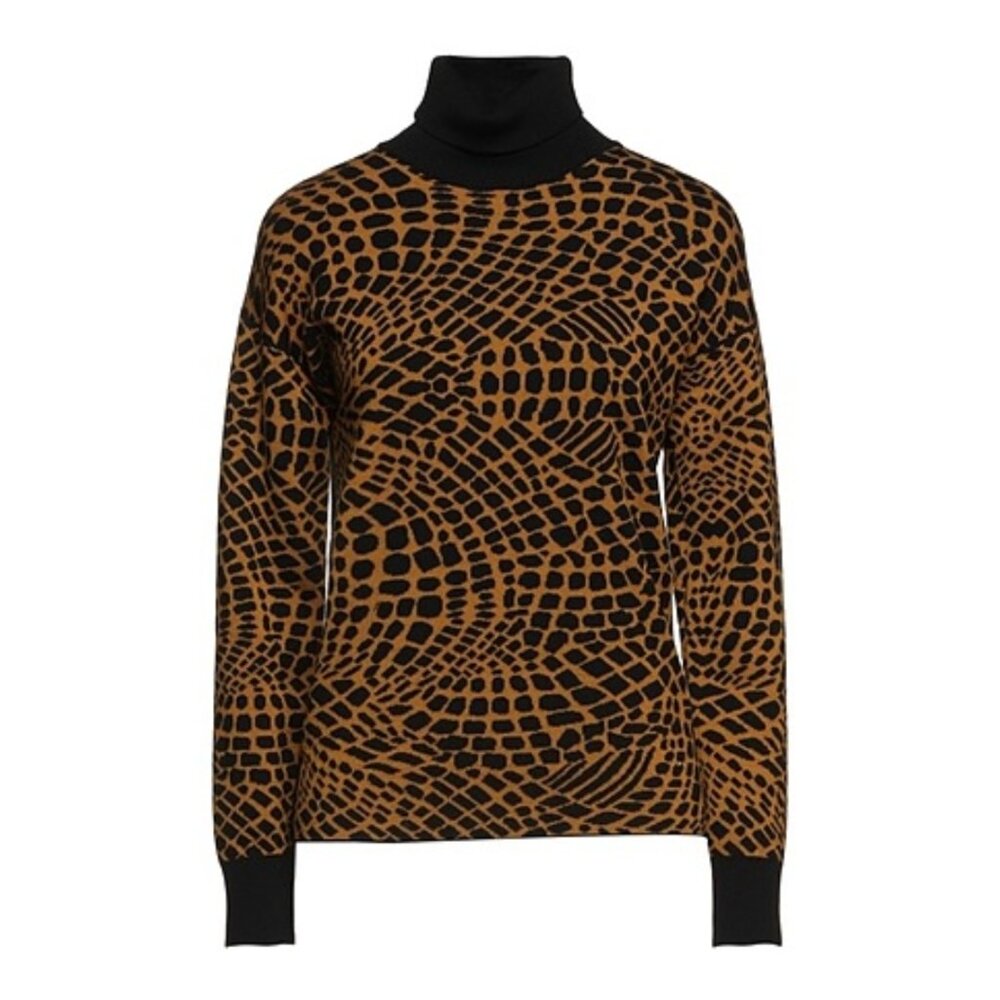 MOMONÍ Ocher Women's Turtleneck Knitwear 100% Wool Size XS NWT